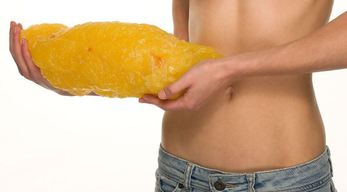 Chica humana gorda y flaca
