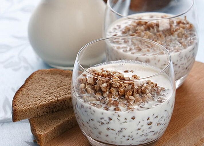 Trigo sarraceno con kéfir